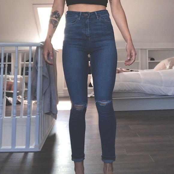 High Waisted Skinny Jeans - Picture 2 of 3